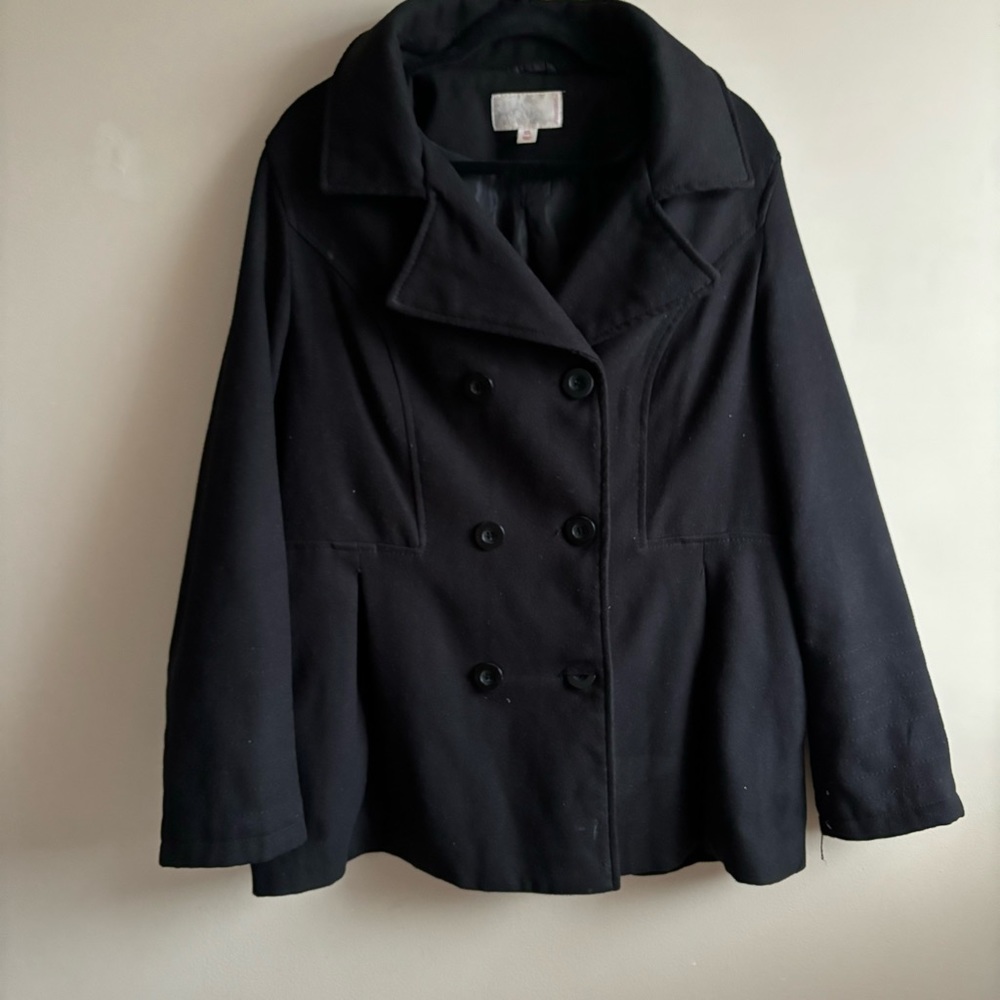 Women’s Black Peacoat Size XXL
